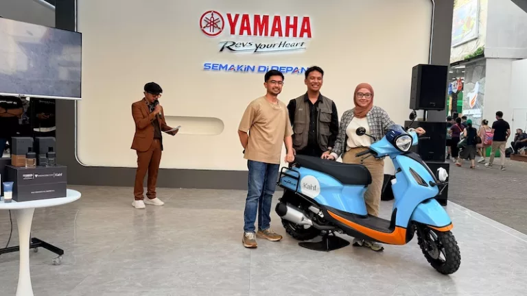 Den Dimas Modifikasi Yamaha Grand Filano Jadi Bergaya Motor Adventure