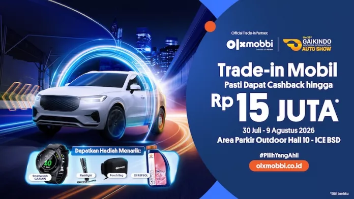 Jadi Official Trade-in Partner GIIAS 2026, OLXmobbi Punya Promo Cashback Rp15 Juta