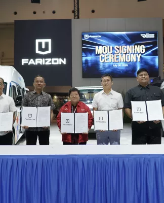 Tekan Biaya Operasional Armada, Farizon Gandeng 5 Perusahaan Transportasi di GIIAS 2026 Farizon MoU Signing Ceremony