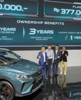 Geely Coolray Resmi Mengaspal di GIIAS 2026, SUV Bermesin Turbo, Harga Rp300 Jutaan Geely Coolray GIIAS 2026