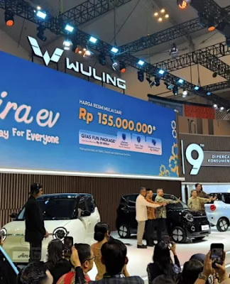 Mobil Listrik Paling Murah! Wuling Aira EV Hanya Dibanderol Mulai Rp 155 Juta di GIIAS 2026 Harga Wuling Aira EV GIIAS 2026