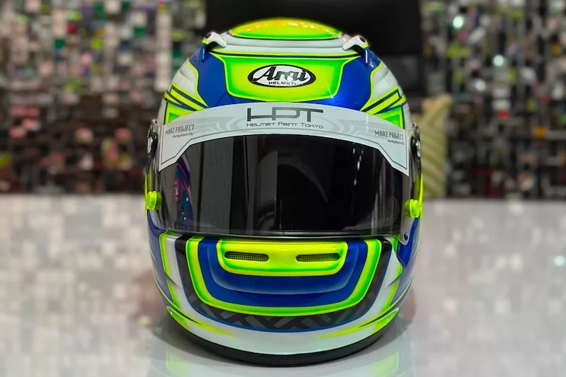 Livery Airbrush Helm Balap
