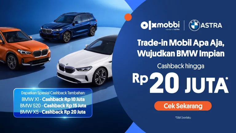 Trade-in BMW GIIAS 2026 di OLXmobbi, Ada Cashback Hingga Rp 20 Juta!