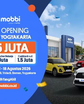 Sikat Promo Grand Opening OLXmobbi Store Jogja, Beli Mobil Bekas Berkualitas Makin Gampang! Promo Grand Opening OLXmobbi Store Jogja