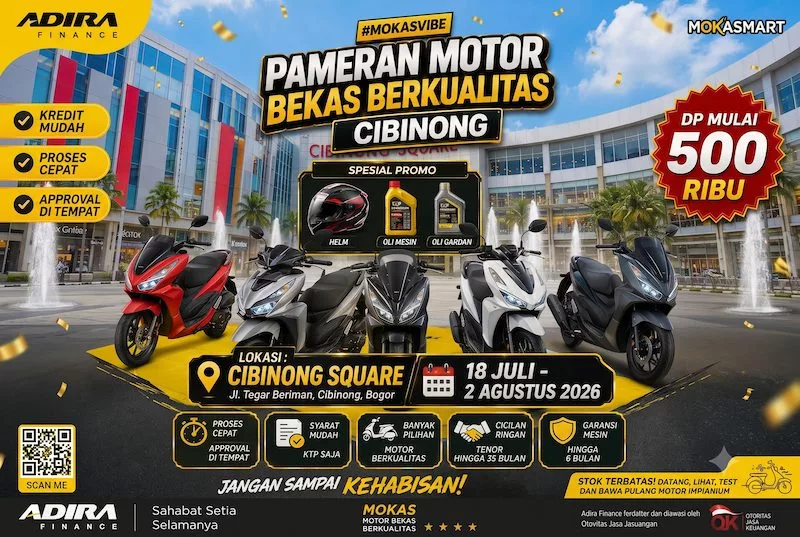 Bazar Motor Bekas OLX dan Adira Finance