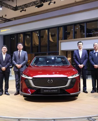 Mazda Hadirkan All-New CX-5, CX-30 CKD, dan Mazda 6e di GIIAS 2026 Mazda 6e Fastback Indonesia