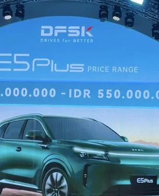 Harga DFSK E5 Plus