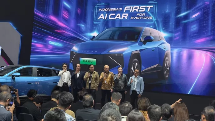 Keran Pemesanan OMODA O4 EV Mulai Dibuka di GIIAS 2026 Pre-Book OMODA O4 EV Dibuka di GIIAS 2026