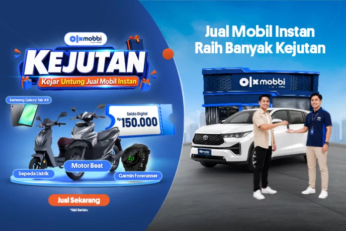 OLXmobbi Bagi-Bagi KEJUTAN! Jual Mobil Instan Trade-in Mobil di OLXmobbi, Bisa Bawa Pulang Motor Kejutan OLXmobbi