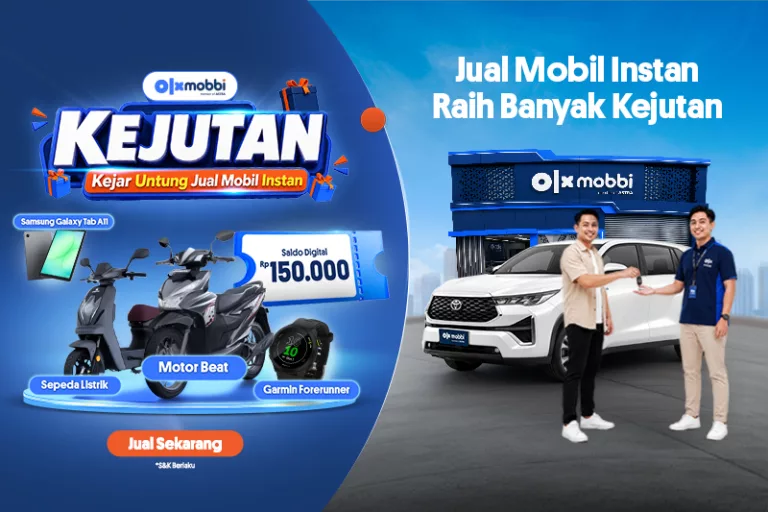 OLXmobbi Bagi-Bagi KEJUTAN! Jual Mobil Instan Trade-in Mobil di OLXmobbi, Bisa Bawa Pulang Motor