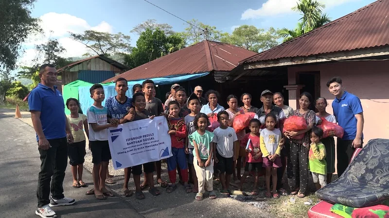 FIFGROUP salurkan sembako gempa NTT