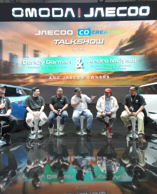 Bikin SUV Listrik Makin Bergaya Outdoor, Jaecoo Gandeng 347 Homebreaks dan NMAA di GIIAS 2026 Jaecoo Gandeng 347 Homebreaks dan NMAA di GIIAS 2026