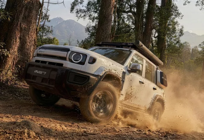 Gak Bikin Panik Melibas Banjir, Fitur Wading Mode iCAR V27 Sanggup Terjang Genangan Air 600 mm! Wading Mode iCAR V27