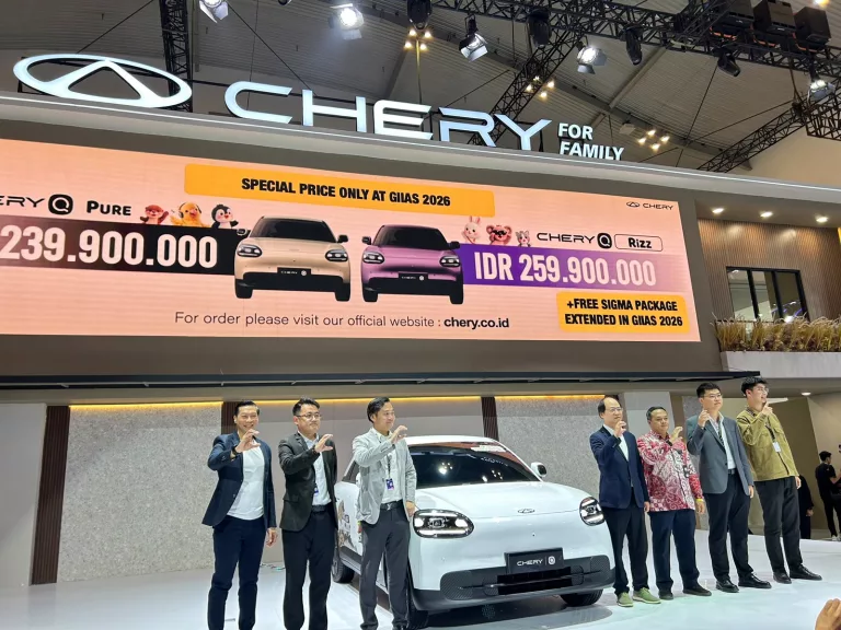Chery Umumkan Harga Chery Q di GIIAS 2026, Compact EV Ini Dibanderol Mulai Rp239,9 Juta