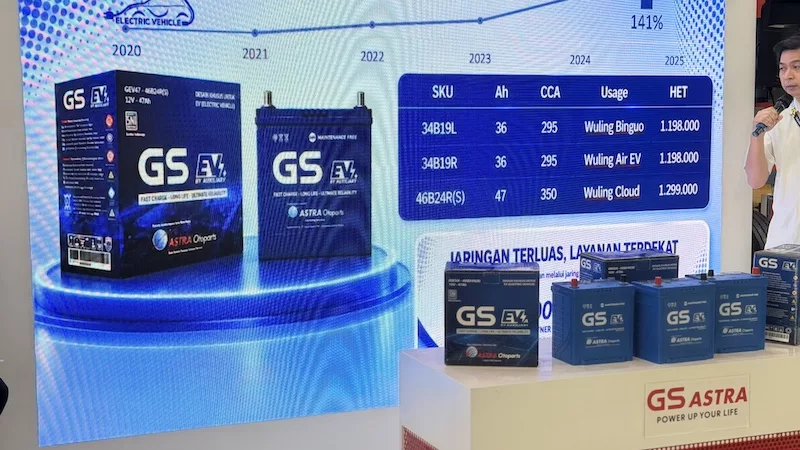 Aki GS EVa dari Astra Otoparts Meluncur di GIIAS 2026