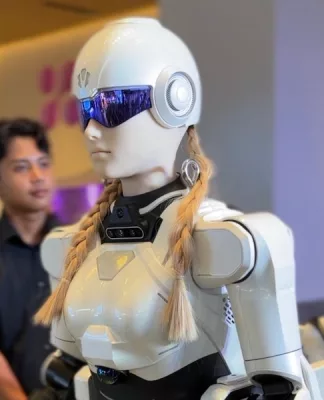 Seperti di Film Fiksi Ilmiah, Fantasi Robot Pintar Kini Jadi Nyata Berkat AiMOGA AiMOGA Experience Store