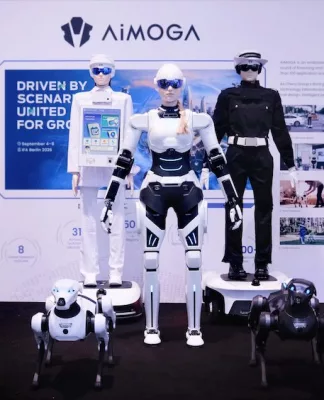 Unjuk Gigi di Jerman, AiMOGA Pamerkan Robot Perawat dan Penjaga Keamanan Pintar di IFA 2026! Robot Perawat AiMOGA