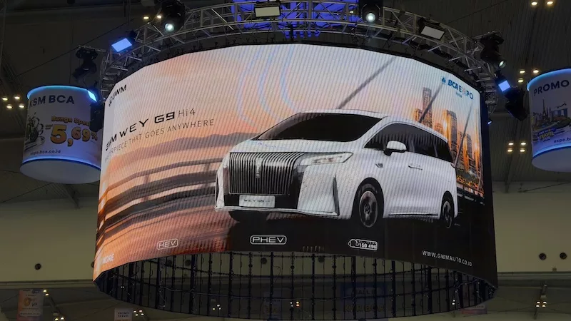 GWM Wey G9 Hi4 Meluncur di BCA Expo 2026