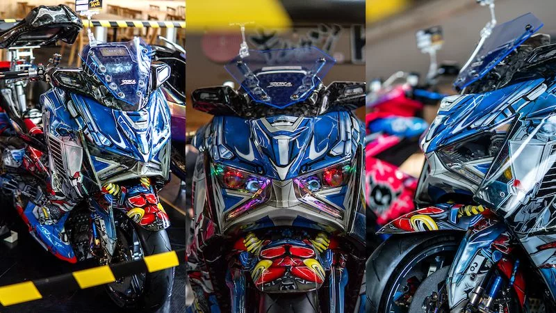 Modifikasi Yamaha XMAX Robot CustoMAXi Bandung 2026