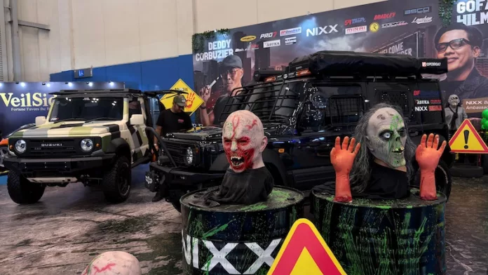 Potong Bodi Mobil Baru! Gofar Hilman dan Deddy Corbuzier Pamer Suzuki Jimny Anti-Zombie di IMX 2026 Suzuki Jimny Anti-Zombie di IMX 2026