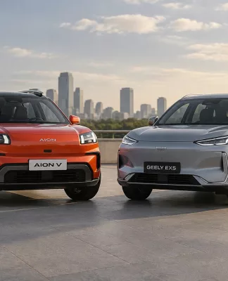 AION V vs Geely EX5, Adu Spesifikasi Mobil Listrik SUV aion v