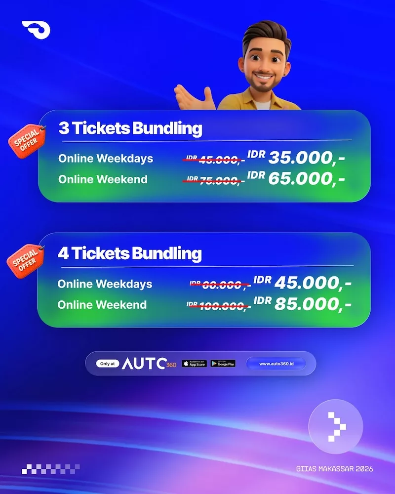 Daftar Harga Tiket GIIAS Makassar 2026