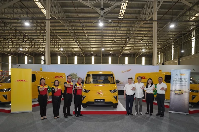 Kerjasama Wuling Motors dan DHL Express, 30 Unit Wuling Mitra EV Jadi Armada Logistik