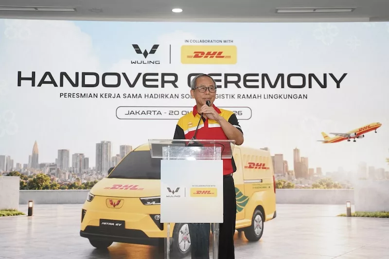 Kerjasama Wuling Motors dan DHL Express, 30 Unit Wuling Mitra EV Jadi Armada Logistik